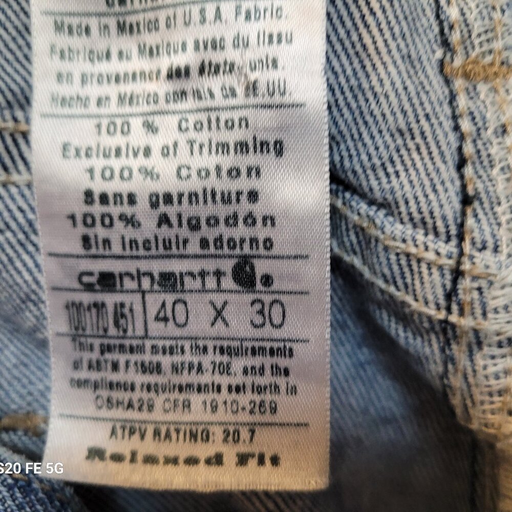 Carhartt Double Knee Pant 40x30 - Picture 5 of 5